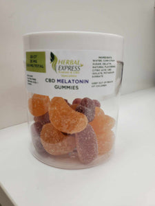 25mg CBD W/Melatonin Gummies (5,10, 20 Packs)